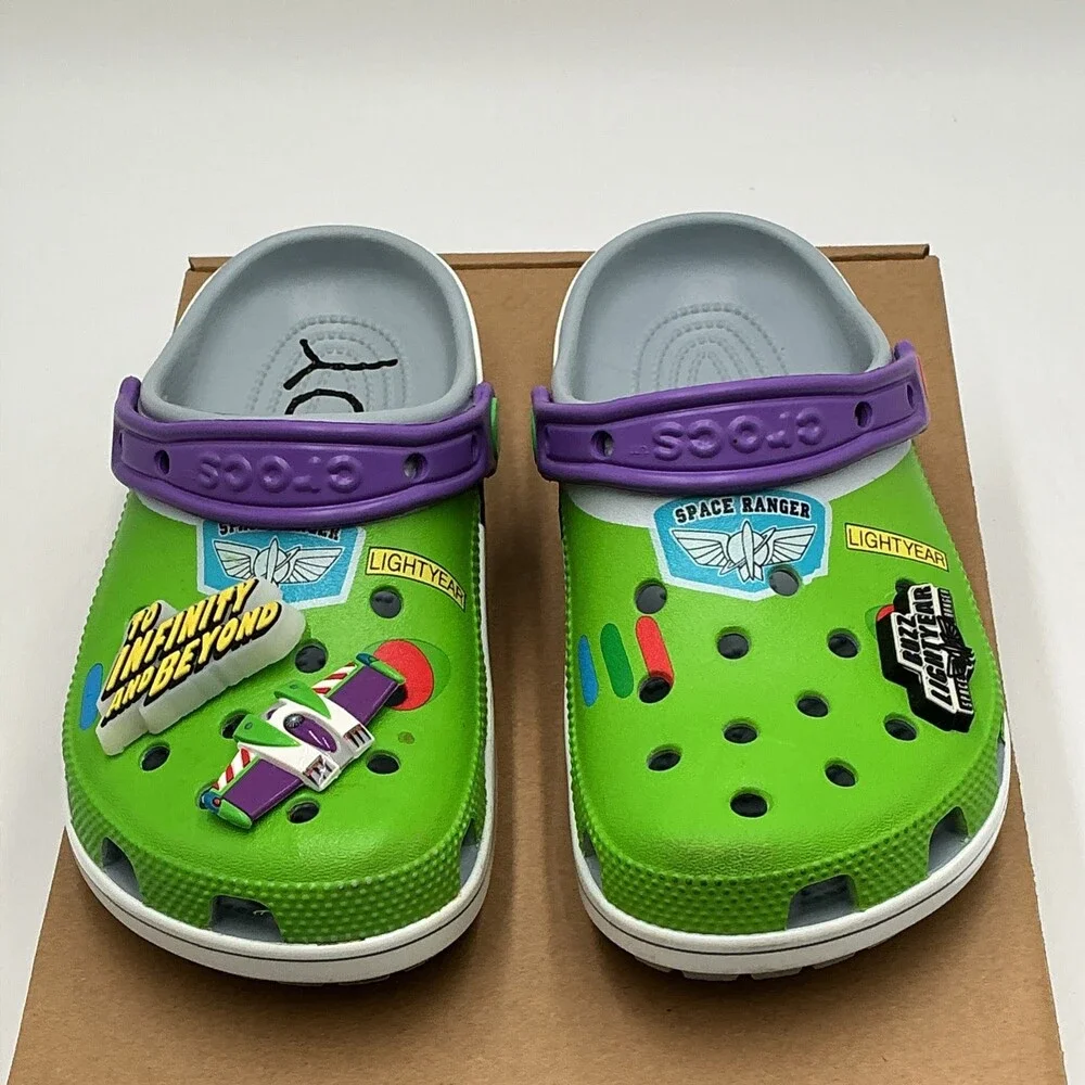 Crocs Toy Story Buzz Lightyear Classic Clogs Size Men’s 3 Green Ebay3659 - Picture 2 of 5